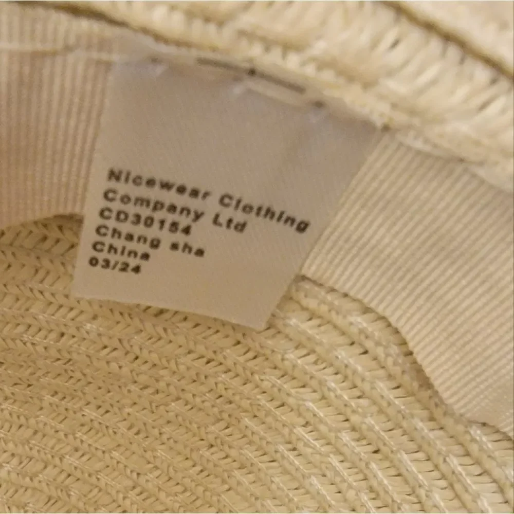 👒 Tommy Bahama Woven Raffia Beach Sun Hat with Bow - Kids Sun Hat